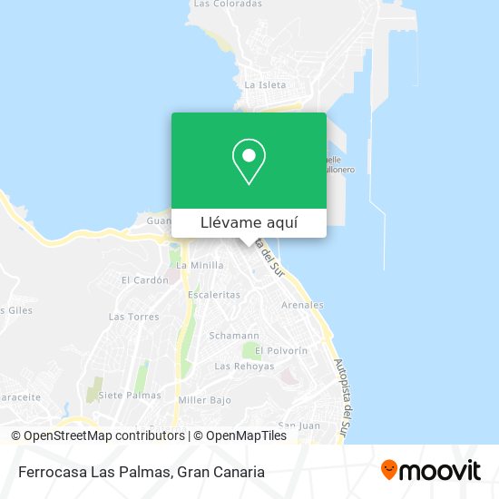 Mapa Ferrocasa Las Palmas