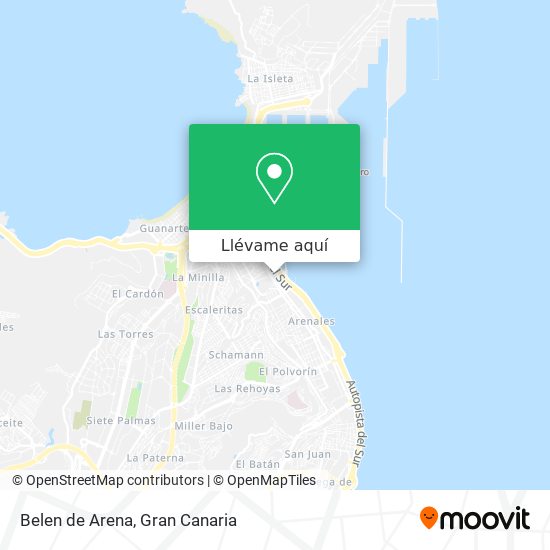Mapa Belen de Arena