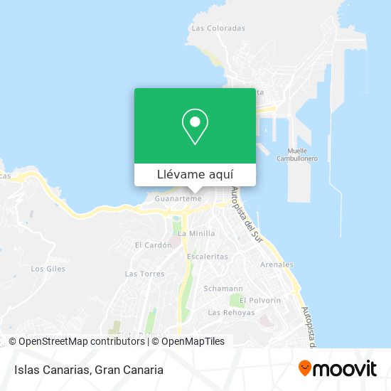 Mapa Islas Canarias