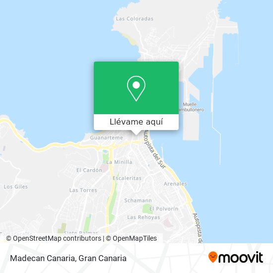 Mapa Madecan Canaria