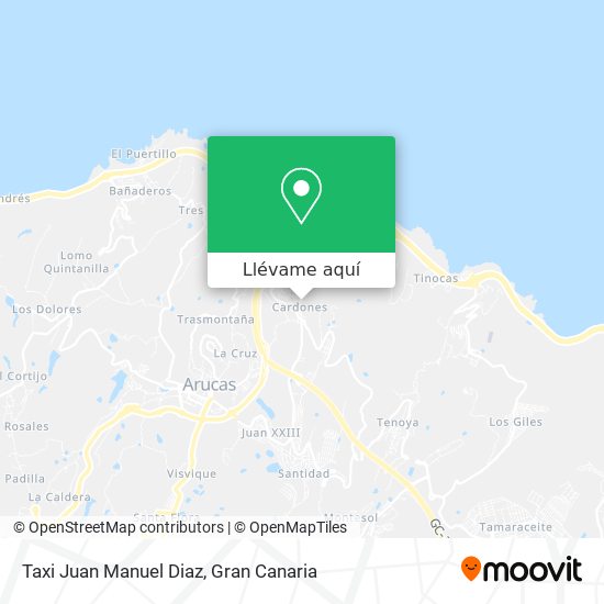 Mapa Taxi Juan Manuel Diaz
