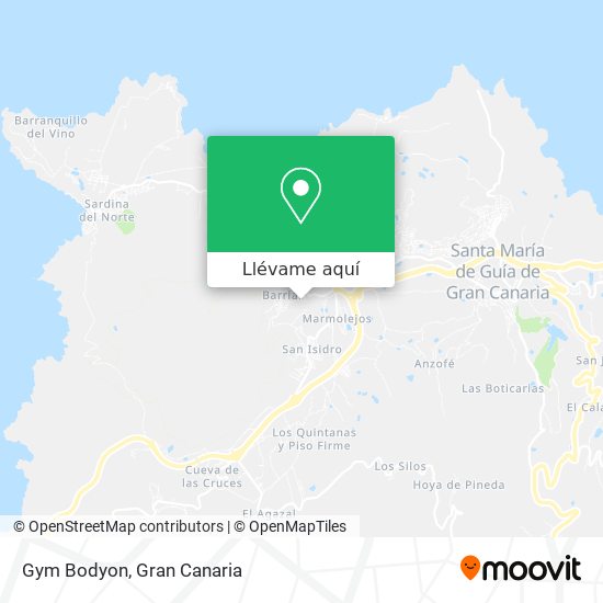 Mapa Gym Bodyon