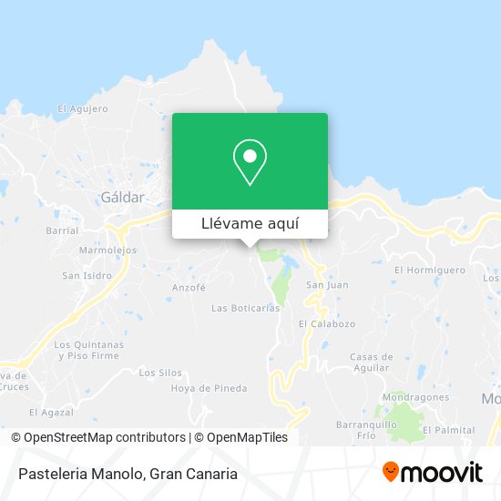 Mapa Pasteleria Manolo