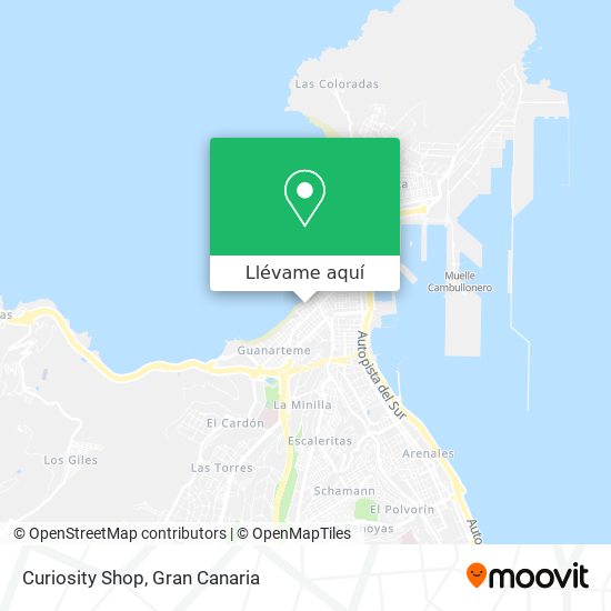 Mapa Curiosity Shop