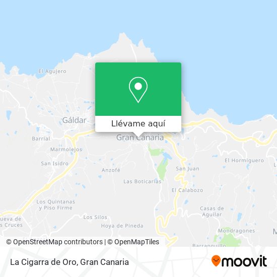 Mapa La Cigarra de Oro