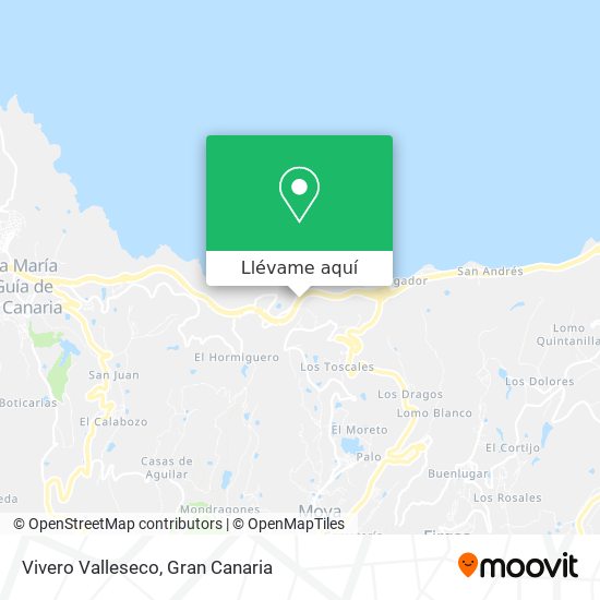 Mapa Vivero Valleseco