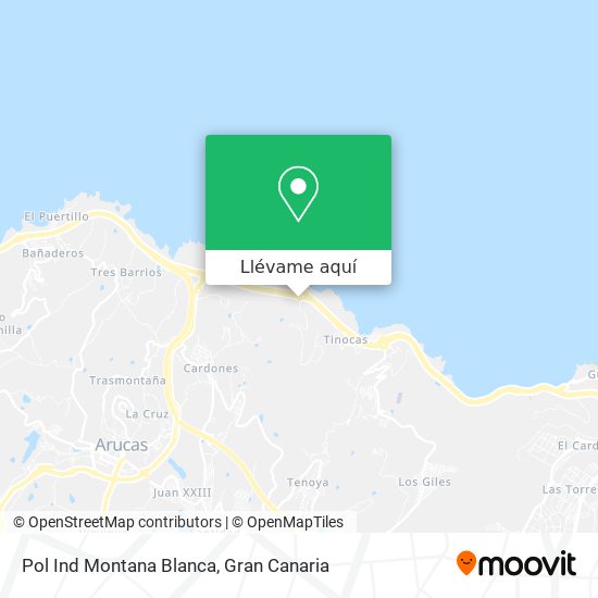 Mapa Pol Ind Montana Blanca