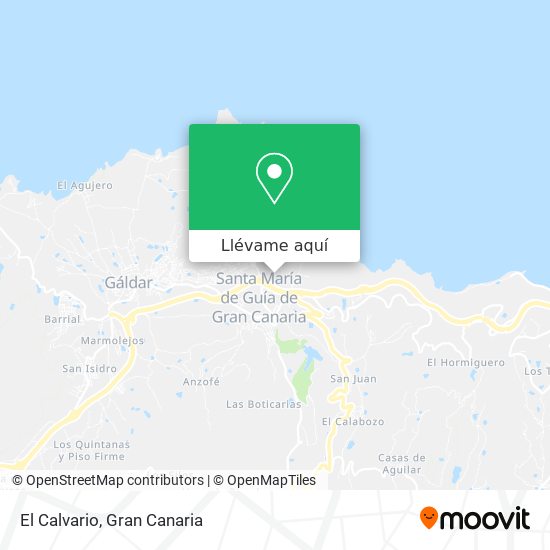 Mapa El Calvario