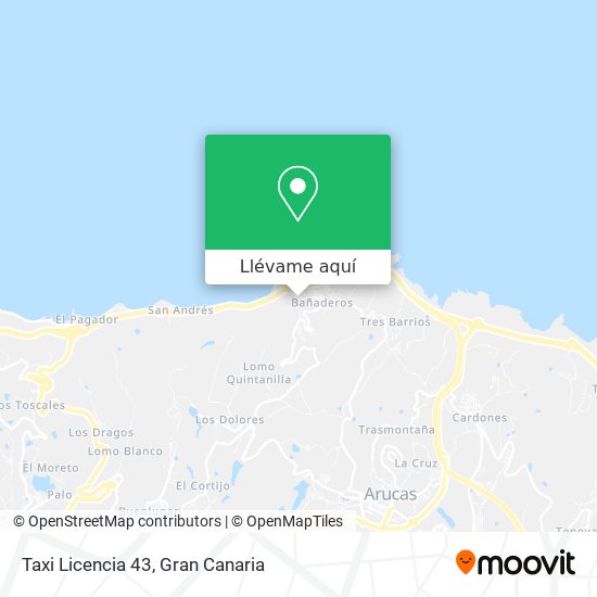 Mapa Taxi Licencia 43