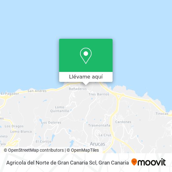 Mapa Agricola del Norte de Gran Canaria Scl