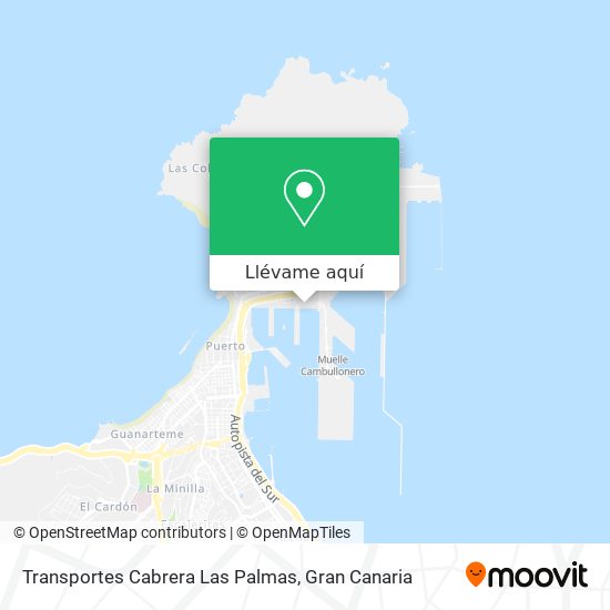 Mapa Transportes Cabrera Las Palmas