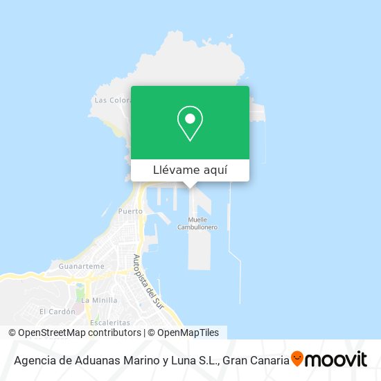 Mapa Agencia de Aduanas Marino y Luna S.L.