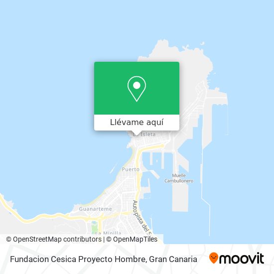 Mapa Fundacion Cesica Proyecto Hombre