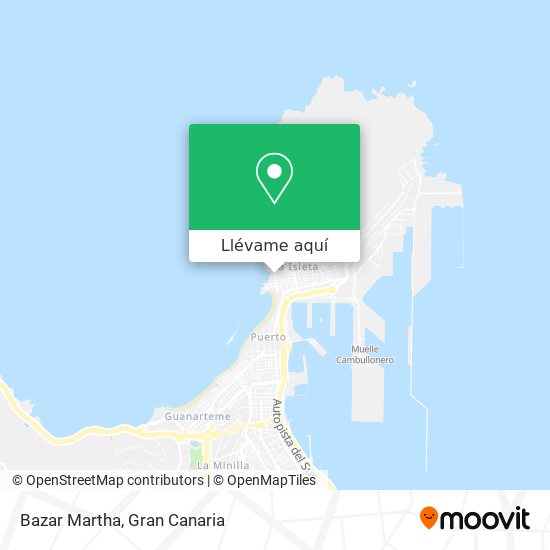 Mapa Bazar Martha