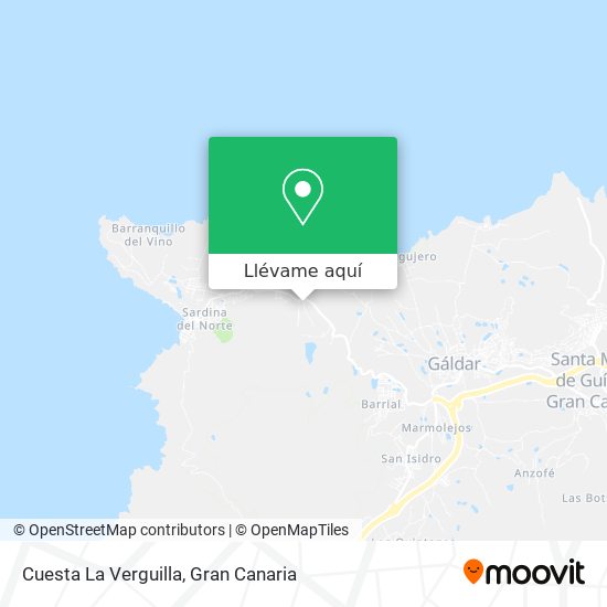 Mapa Cuesta La Verguilla