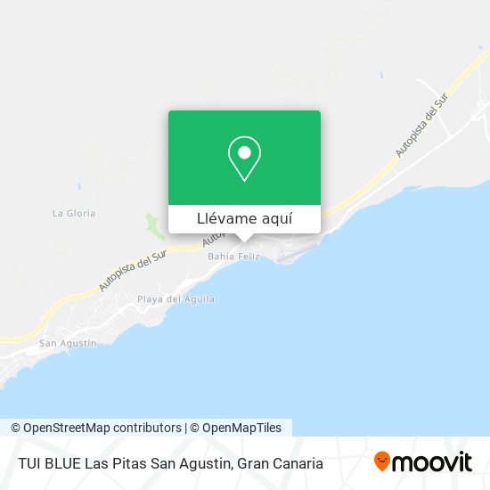 Mapa TUI BLUE Las Pitas San Agustin