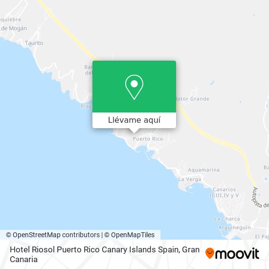 Mapa Hotel Riosol Puerto Rico Canary Islands Spain
