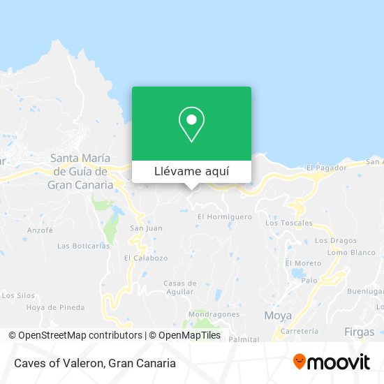 Mapa Caves of Valeron