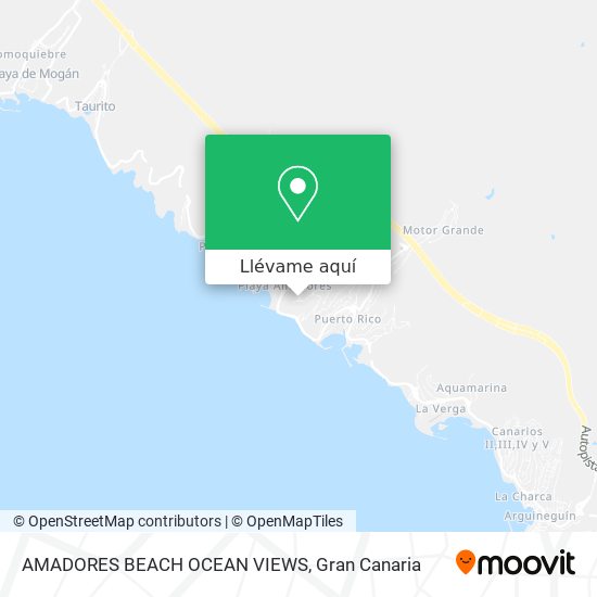 Mapa AMADORES BEACH OCEAN VIEWS