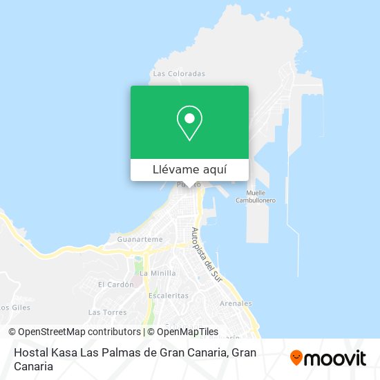 Mapa Hostal Kasa Las Palmas de Gran Canaria