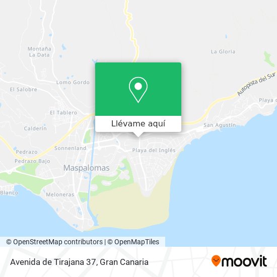 Mapa Avenida de Tirajana 37