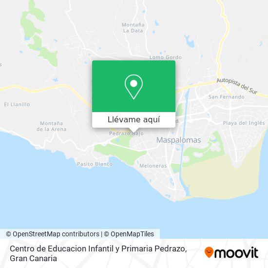 Mapa Centro de Educacion Infantil y Primaria Pedrazo