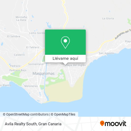 Mapa Avila Realty South
