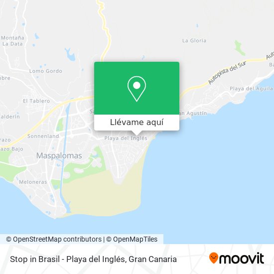 Mapa Stop in Brasil - Playa del Inglés