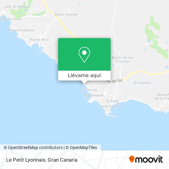 Mapa Le Petit Lyonnais