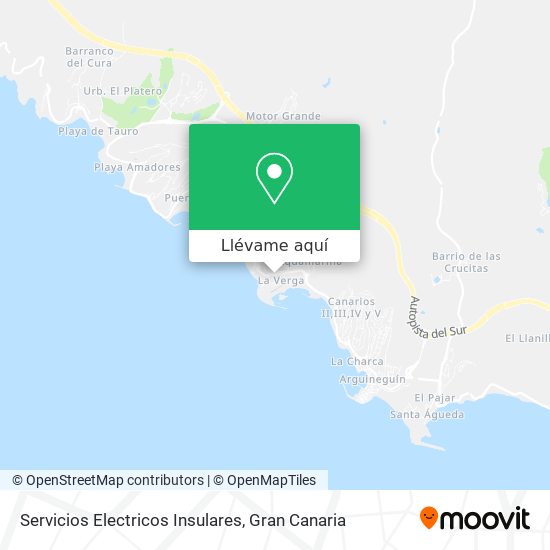 Mapa Servicios Electricos Insulares