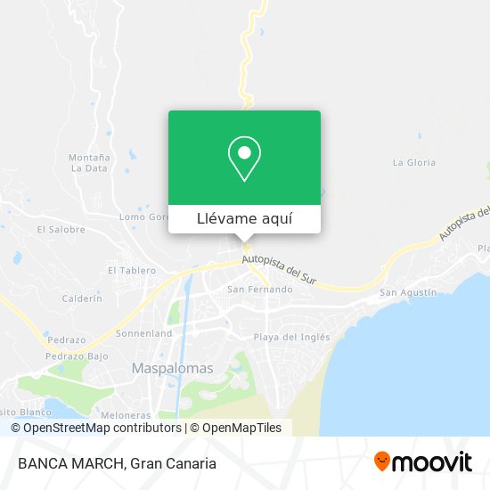 Mapa BANCA MARCH