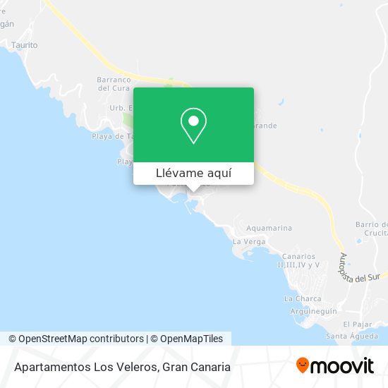 Mapa Apartamentos Los Veleros