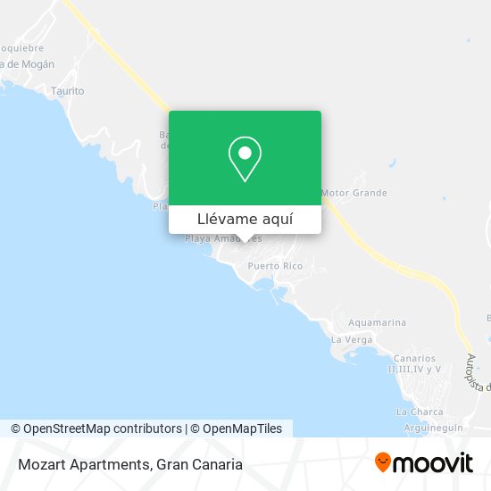 Mapa Mozart Apartments