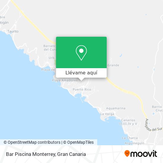 Mapa Bar Piscina Monterrey