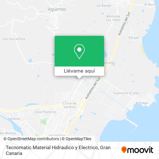 Mapa Tecnomatic Material Hidraulico y Electrico