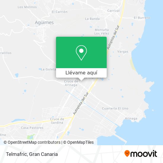 Mapa Telmafric