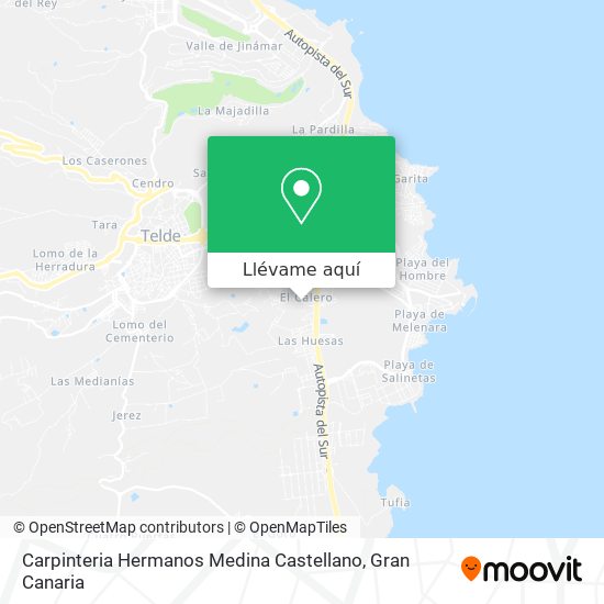 Mapa Carpinteria Hermanos Medina Castellano