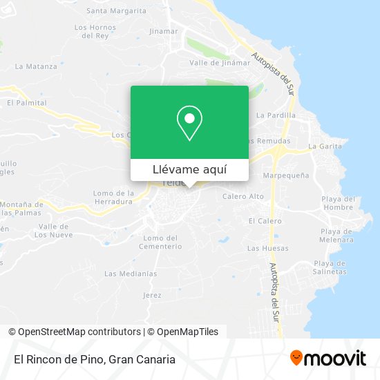 Mapa El Rincon de Pino