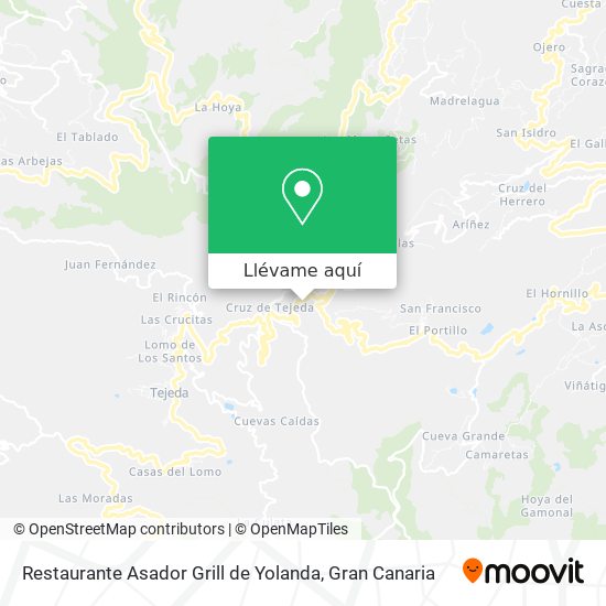 Mapa Restaurante Asador Grill de Yolanda