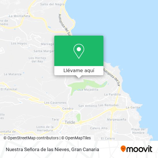 Mapa Nuestra Señora de las Nieves