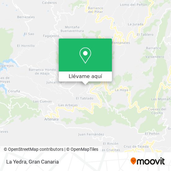 Mapa La Yedra