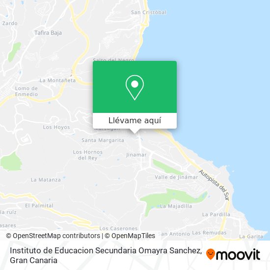 Mapa Instituto de Educacion Secundaria Omayra Sanchez