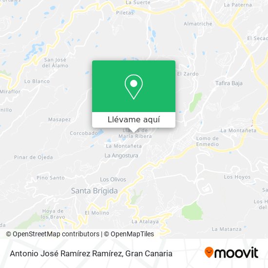Mapa Antonio José Ramírez Ramírez