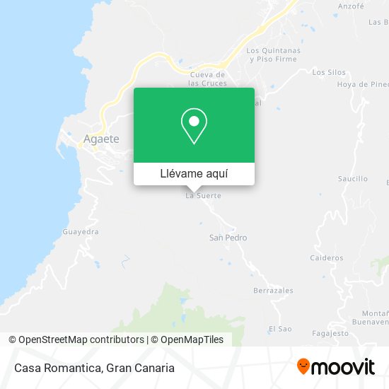 Mapa Casa Romantica