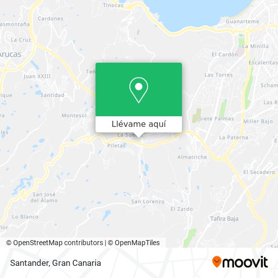 Mapa Santander