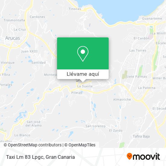 Mapa Taxi Lm 83 Lpgc