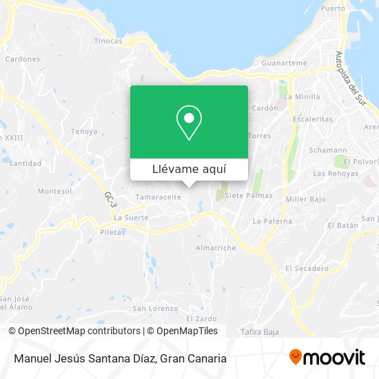 Mapa Manuel Jesús Santana Díaz