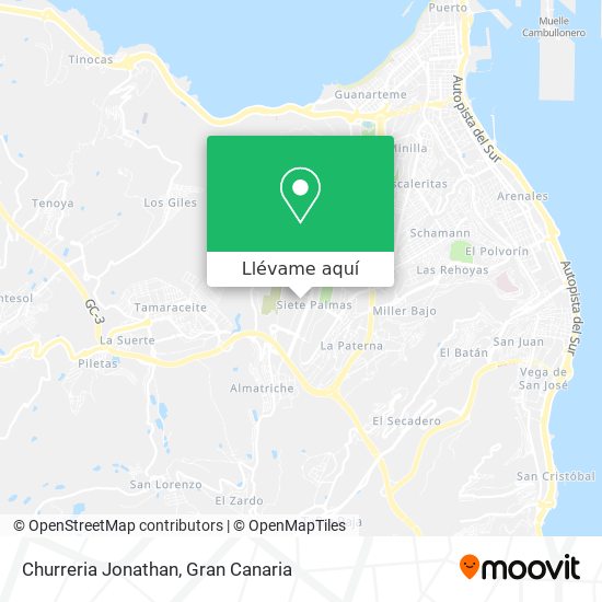 Mapa Churreria Jonathan