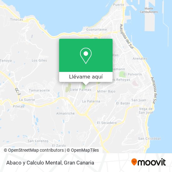 Curso de colisión Exclusión Metro Cómo llegar a Abaco y Calculo Mental en Las Palmas De Gran Canaria en  Autobús?