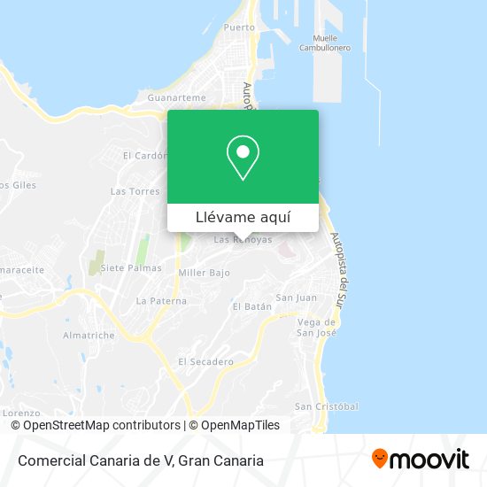 Mapa Comercial Canaria de V